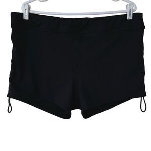 TYR Women’s NWT Black Solid Della Boyshorts Sz 3X